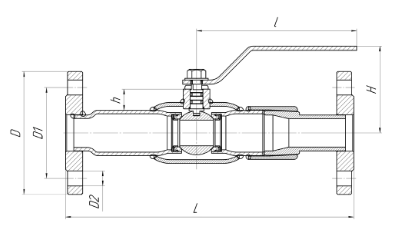 Кран шаровый изолирующий КШИ.Ф.GAS - 3